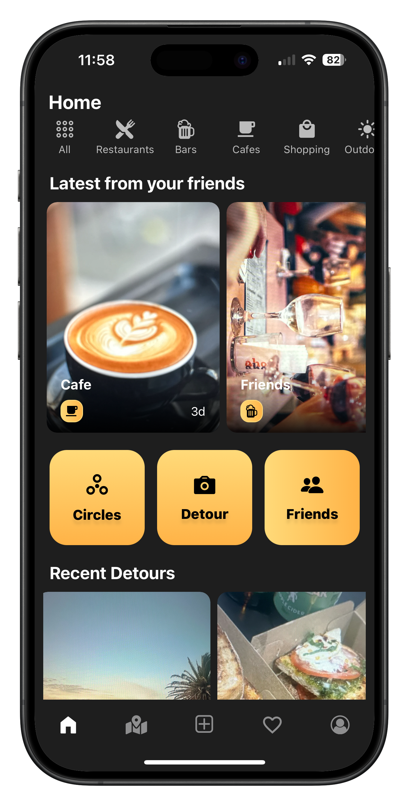 Post Screen Mockup